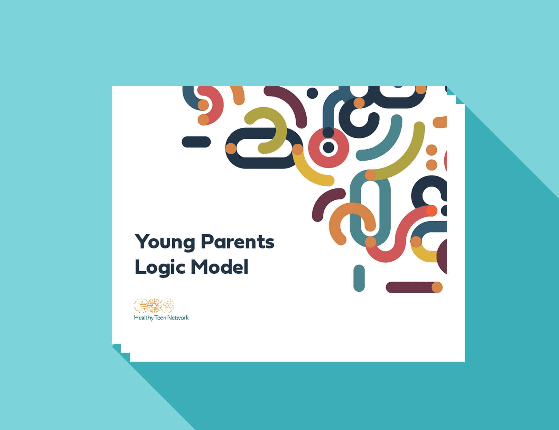 Cover image from the Young Parents Logic Model tool