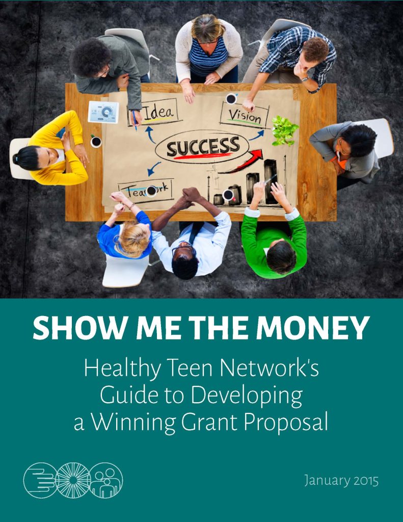 Show Me the Money cover, group of professionals sitting around a table with a graphic